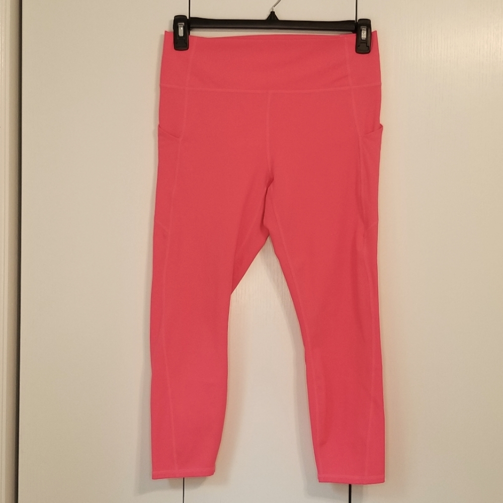 Hot Pink Fabletics XL Leggings 7/8ths length